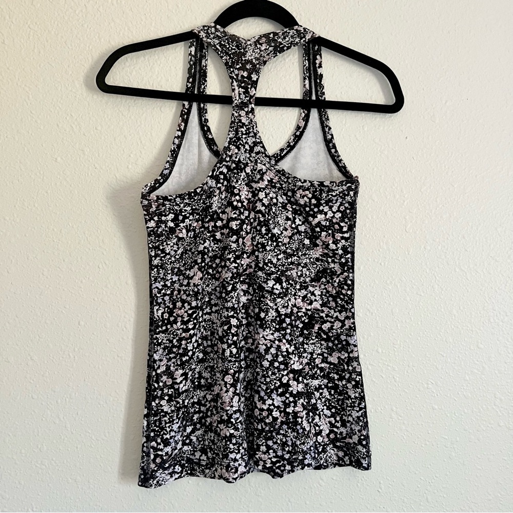 Lululemon Workout Cool Racerback Tank Top Floral Spritz Multi